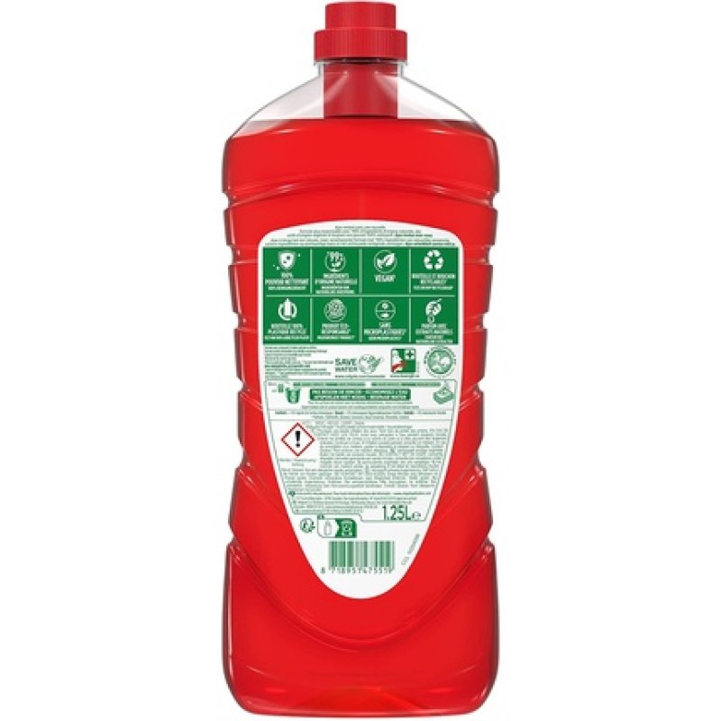 Ajax - Flower Festival Poppy Fields - Floor & Multi Household Cleaner