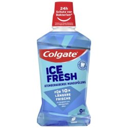 Colgate Ice Fresh Mouthwash 500ml - Immediate and Lasting Freshness - Alcohol-Free Antibacterial Mouth and Teeth