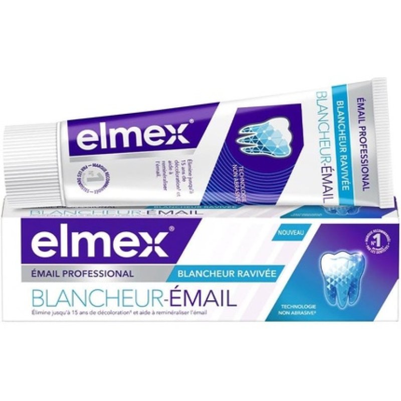 Elmex Opti Enamel Toothpaste White 75ml