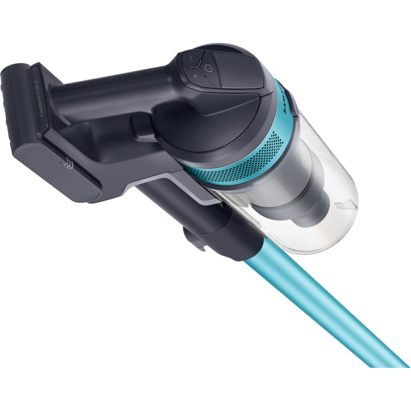 Samsung Jet 60 turbo Aspirateur balai Batterie Sec Sans sac 0,8 L 410 W Noir, Couleur menthe