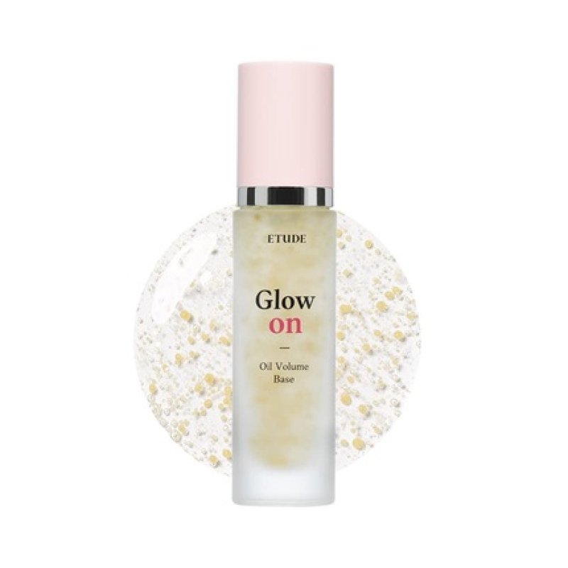 ETUDE Glow On Base Oil Volume 30ml 21AD All-in-One Makeup Oil Volume Glowing Base with Long-Lasting Effect and Dewy
