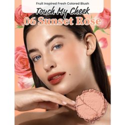 Milktouch Touch My Cheek In Bloom Blush Sunset Rose Face Blush Compact
