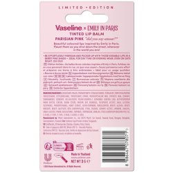 Vaseline Lip Balm with Color Emily Parisian Pink 3g 24-Hour