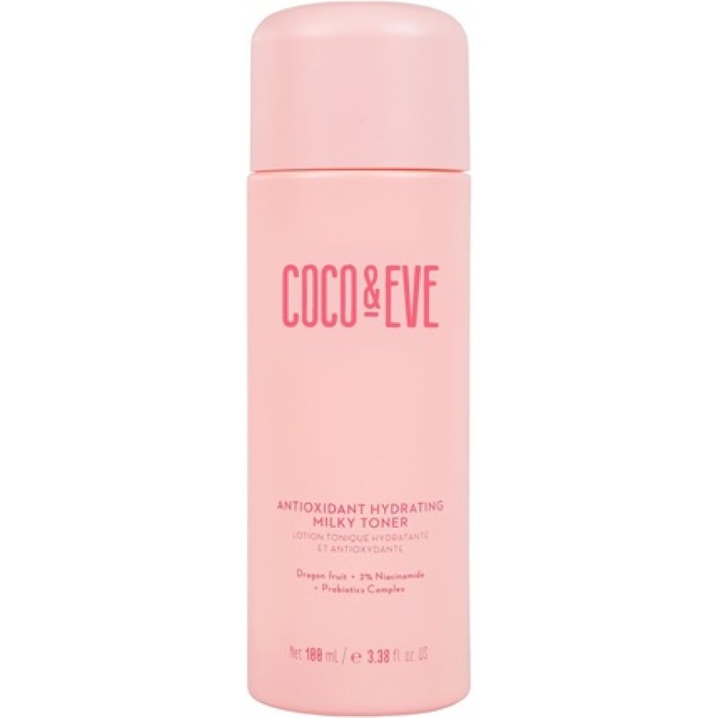 Coco & Eve Antioxidant Hydrating Milky Toner with Hyaluronic Acid, Niacinamide & Probiotics 100ml