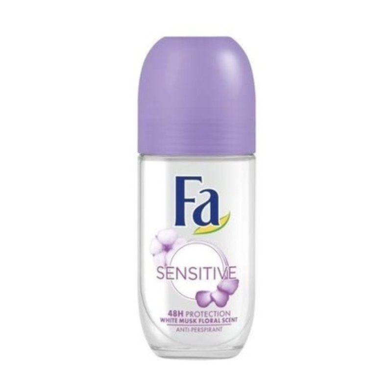Fa Invisible Sensitive Antiperspirant Deodorant Roll On for Women 50ml