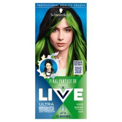 Schwarzkopf Live Hair Color 024 Vivid Green