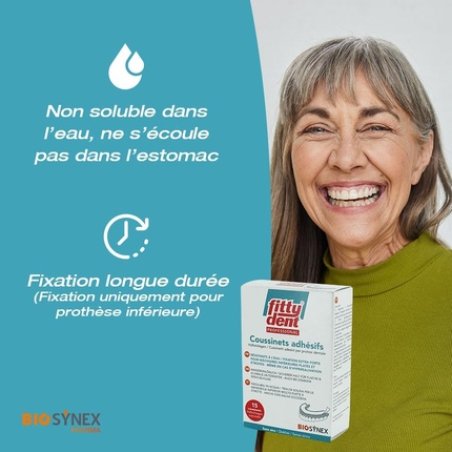 Dectra Pharm Fittydent Adhesive Denture Pads - Pack of 15