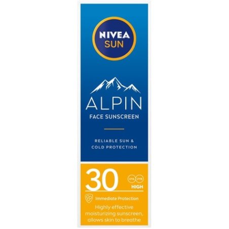 Nivea Sun Alpin Face Sun Cream SPF30 Sun Protection 50ml