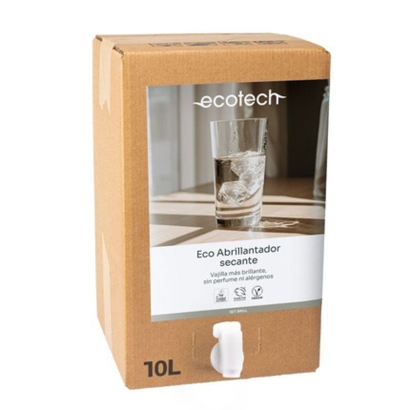 Ecotech Dishwasher Rinse Aid Drying Set Brill Bulk 10 Liters