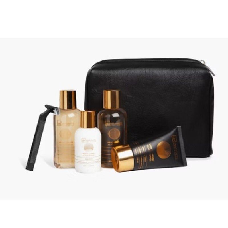 Aquarius 2024 Men Luxury Bath Set With Shampoo, Aftershave Lotion, Milk, And Razor
