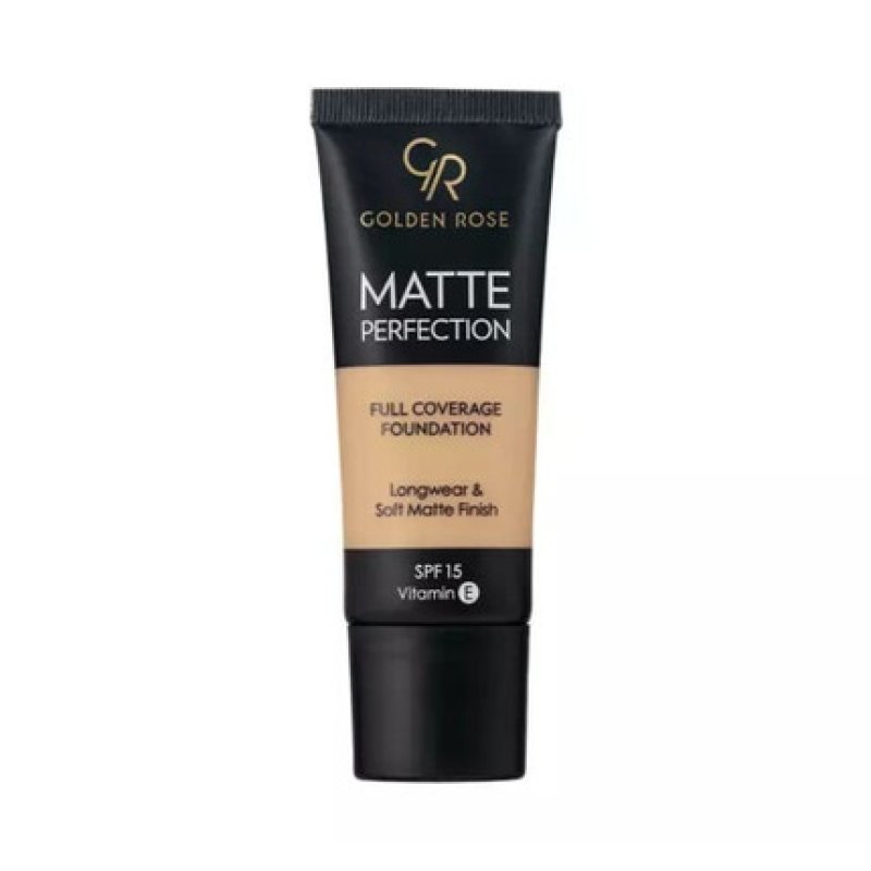 Golden Rose Matte Perfection Full Coverage Foundation SPF15 35ml N6