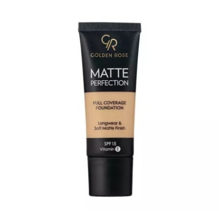 Golden Rose Matte Perfection Full Coverage Foundation SPF15 35ml N6