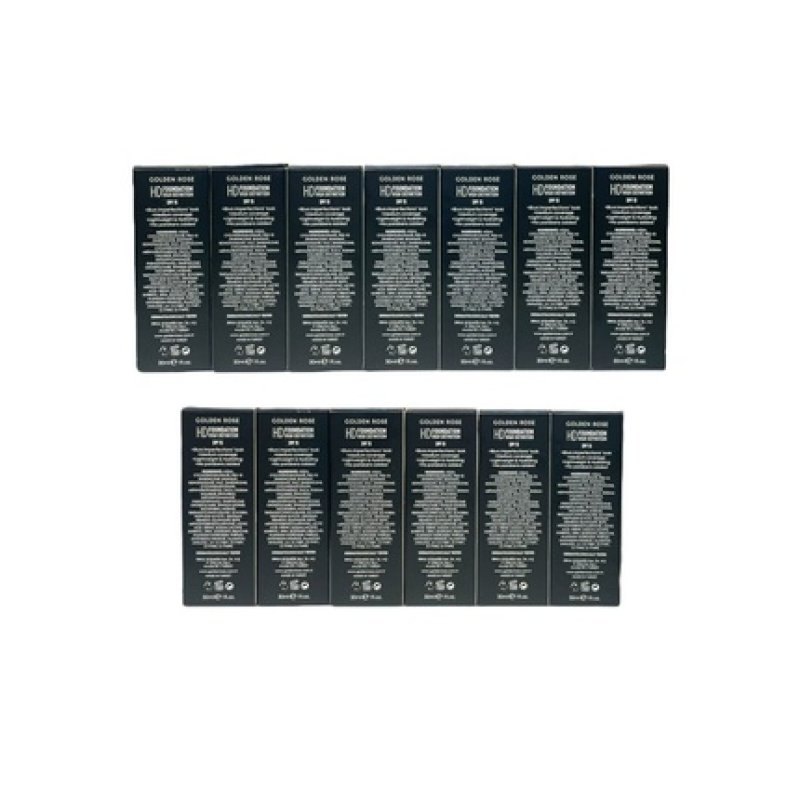 Golden Rose HD Hydrating Foundation SPF 15 1oz 30ml - New!