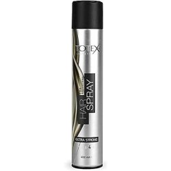 Totex Hair Styling Extra Strong Aerosol Hair Spray Silver Shine & Long Extra Hold 400ml