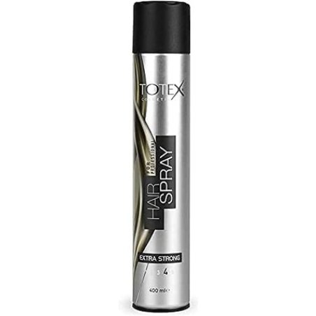 Totex Hair Styling Extra Strong Aerosol Hair Spray Silver Shine & Long Extra Hold 400ml