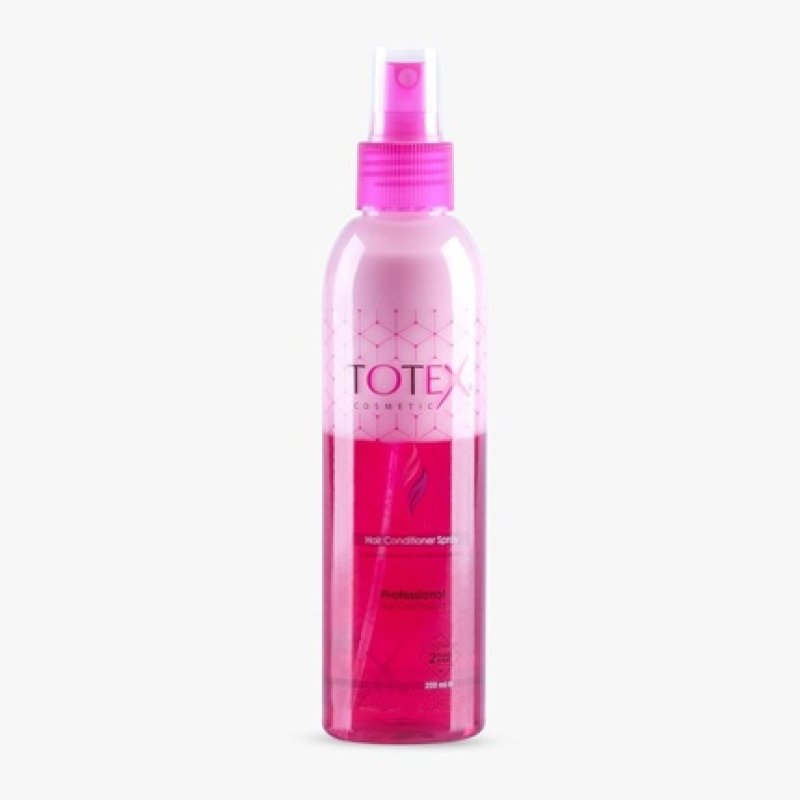 TOTEX Pink 2 Phase Hair Conditioner 200ml Hair Treatment Spray Leave in Hair Conditioner without Rinse