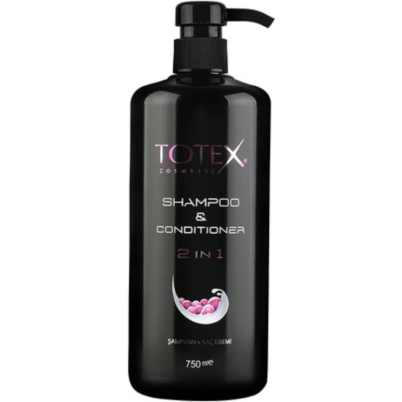 Totex 2 in 1 Hair Shampoo and Conditioner 750ml