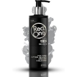RedOne Aftershave Cream Cologne 400ml Balm Lotion for Men Moisturizing Face Fresh Silver