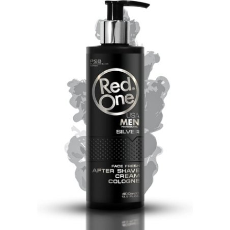 RedOne Aftershave Cream Cologne 400ml Balm Lotion for Men Moisturizing Face Fresh Silver