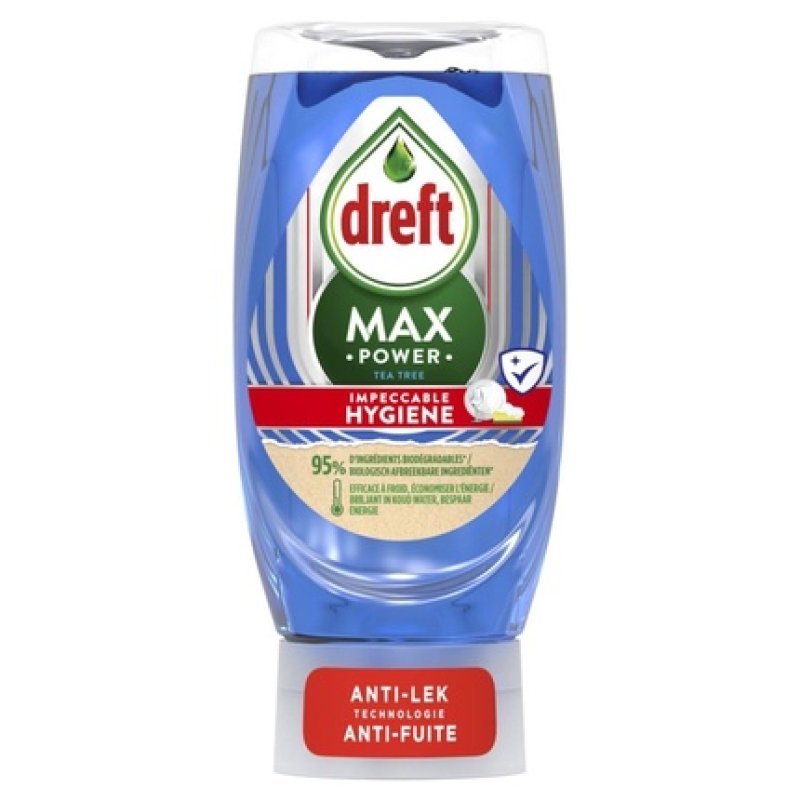 Dreft Hand Dishwashing Liquid Max Power Hygiene
