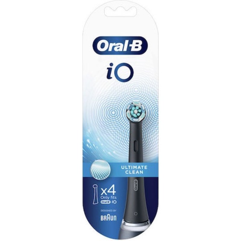 Oral B Toothbrush Spare Parts Io Ultimate Clean Black 1x4