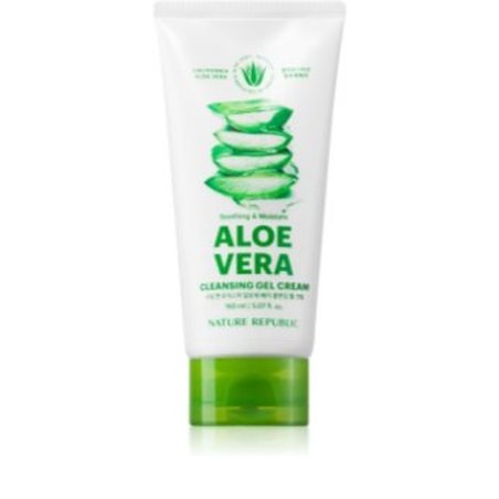 Nature Republic Soothing Moisture Aloe Vera Cleansing Gel-Cream 150 Ml