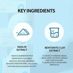 The Skin House Perfect Pore Tightening Clay Pack 100ml - Minimize Blackheads and Deep Clean Pores