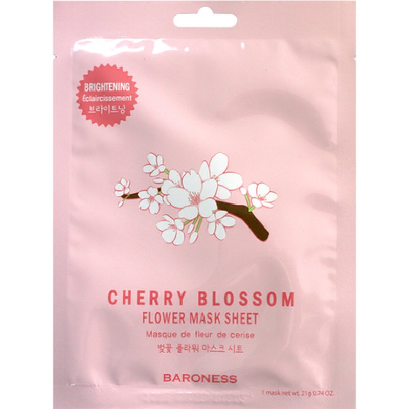 Baroness Mask With Cherry Blossom Extract - 1 Piece