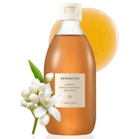 AROMATICA Embrace Body Wash Neroli & Patchouli Aromatic Shower Relaxing Your Body & Mind Earthly Floral Fragrances