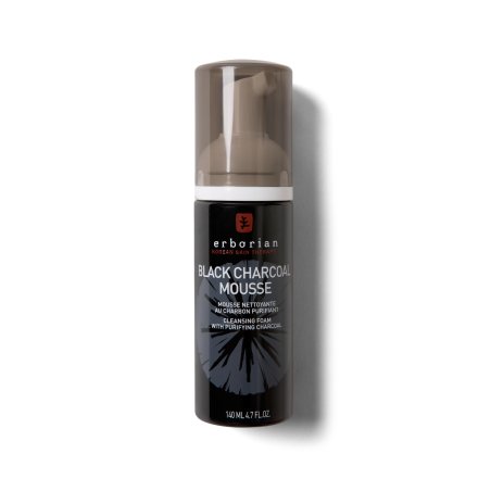 Erborian Black Charcoal Mousse Mousse nettoyante Unisexe 140 ml