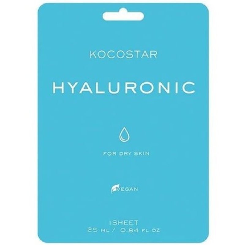 Vican Kocostar Hyaluronic Face Mask - Hydrating And Nourishing Mask For Dry Skin, 1 Piece