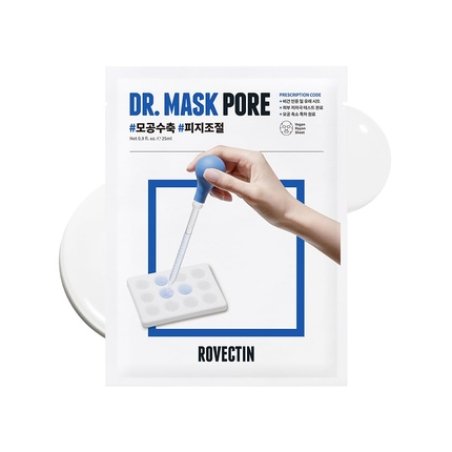 Rovectin Dr. Mask Pore for Sebum Control and Pore Treatment Face Mask