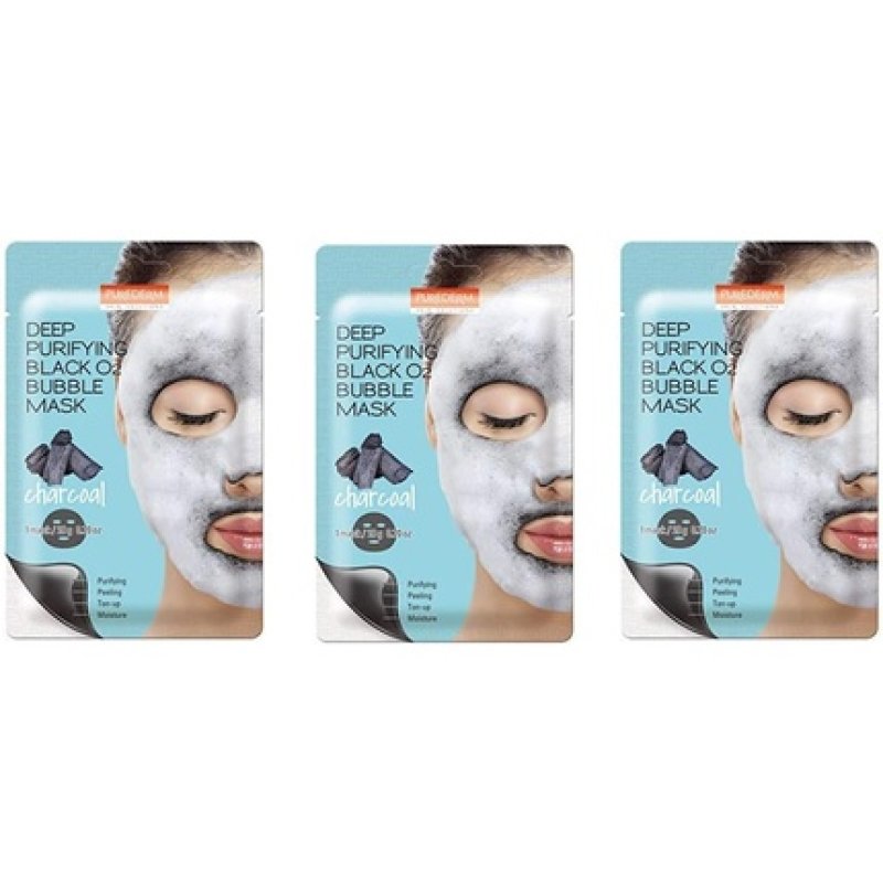 Purederm Deep Purifying Black O2 Bubble Mask