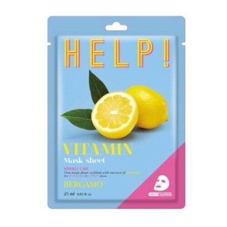 Help Sheet Mask with Vitamin 25ml BERGAMO