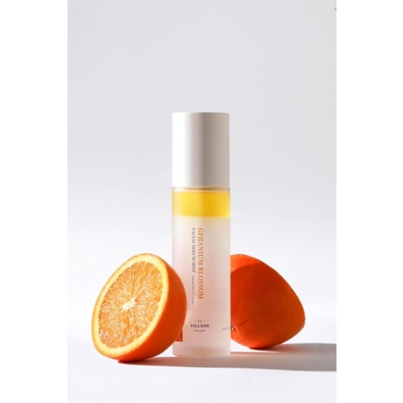 Fresh Dewy Geranium Blossom Facial Serum Mist with Sunflower Oil and Jojoba Oil