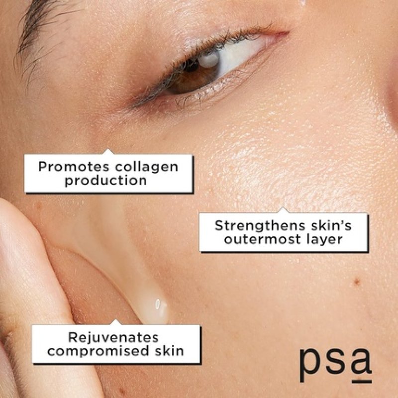 PSA GOALS Multi Acids & Probiotics Perfecting Night Serum Exfoliating Night Serum with Glycolic, Lactic, Pyruvic, BHA &