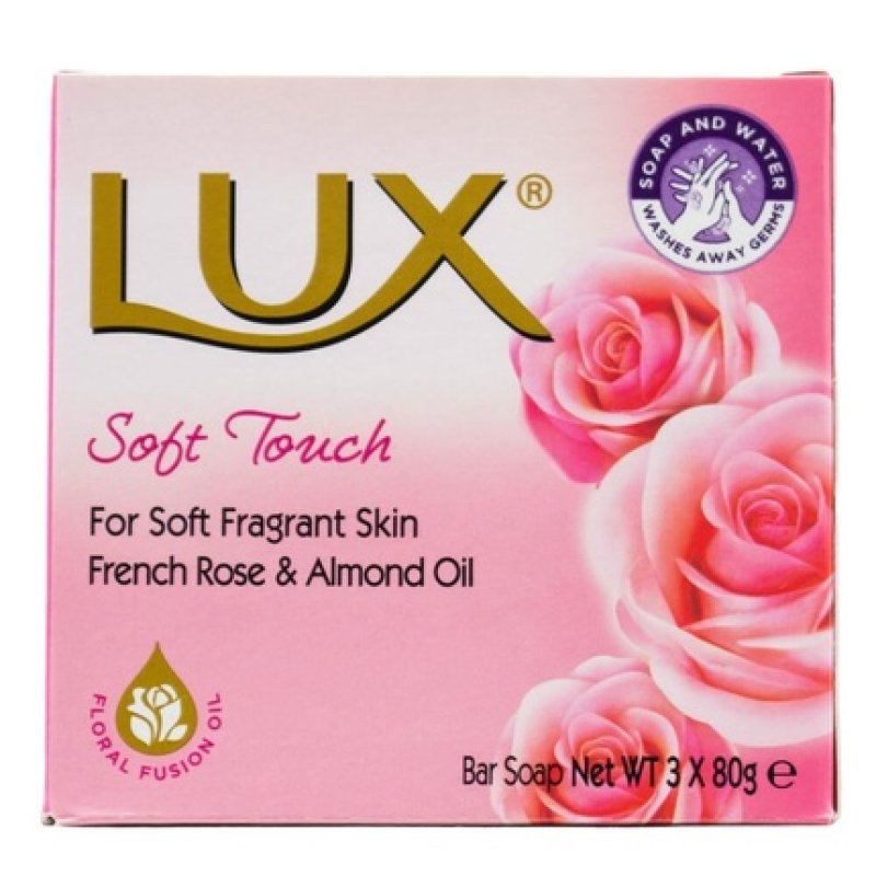 Lux Soft Touch Bar Soap 80g - Pink