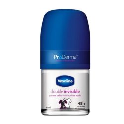 Vaseline Deodorant Roll-On 50ml Double Invisible