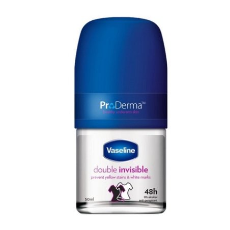 Vaseline Deodorant Roll-On 50ml Double Invisible
