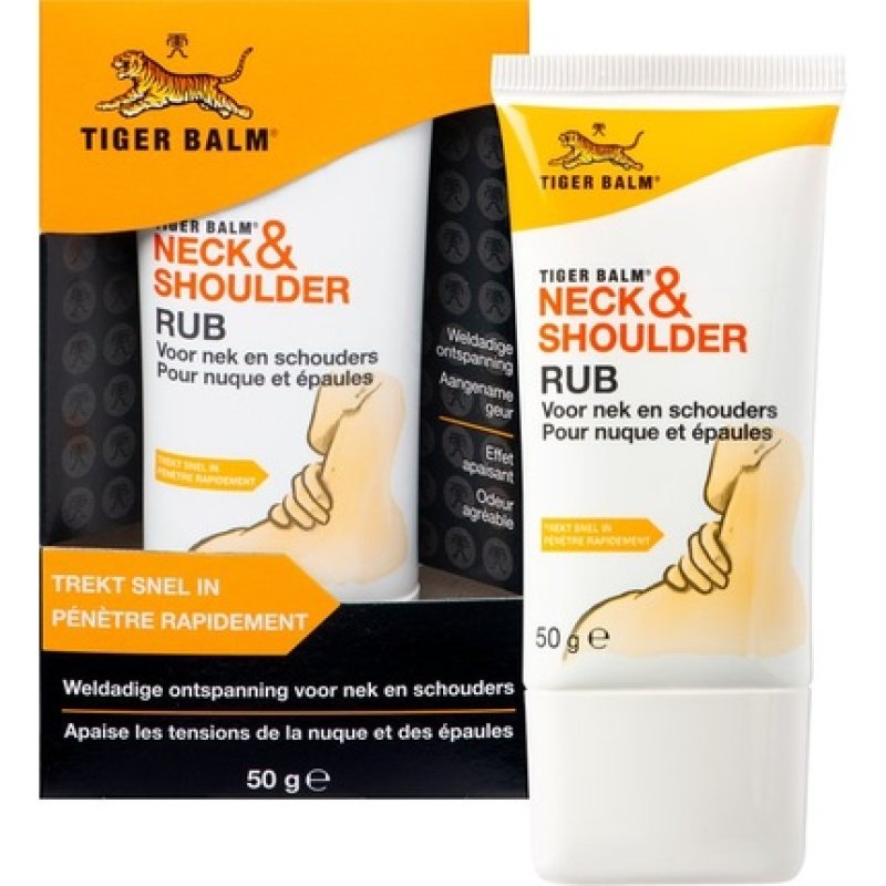 Tiger Balm Neck&Shoulder Rub - Muscle Balm Neck And Shoulders - 50 Grams