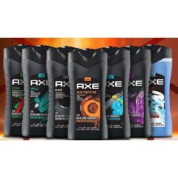 Axe 3 In 1 Body Face Hair Wash for Men 250ml Dark Temptation Excite