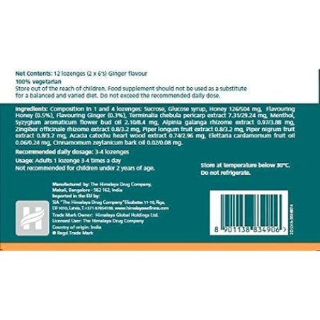 Himalaya Herbal Healthcare Koflet-H Lozenges | Ginger Flavored Ginger 3 Pack