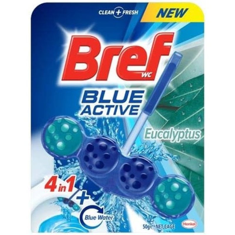 Bref Blue Active Eucalyptus Toilet Cleaner 50g