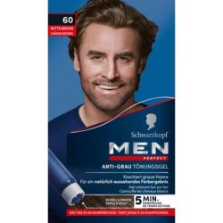 Schwarzkopf Men Perfect Anti-Grey Color Gel 60 Medium Brown