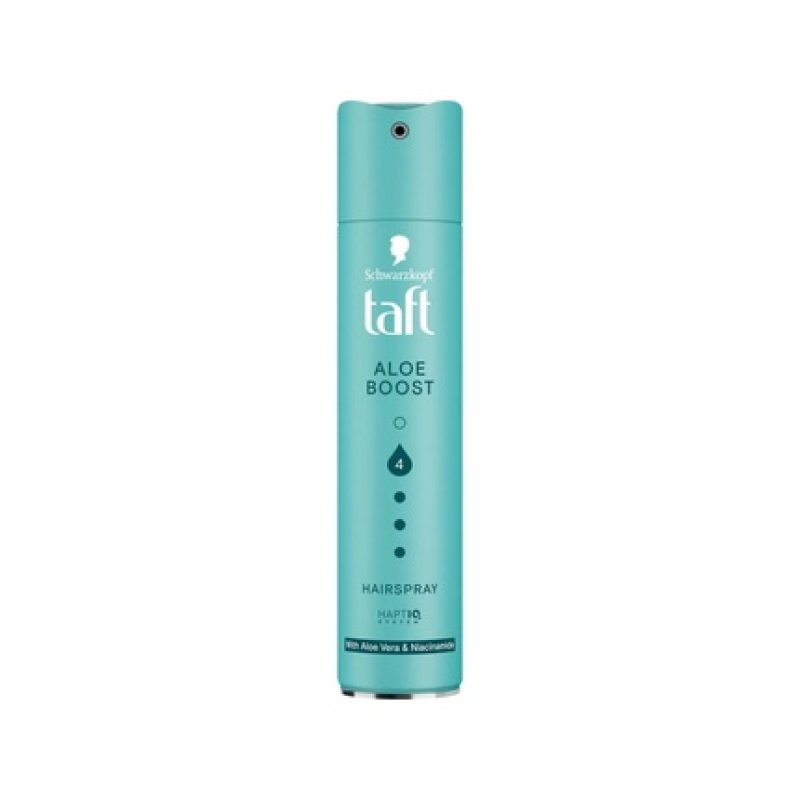 Taft Hair Spray Aloe Boost Hl 4 250ml - Strong Hold Hair Spray