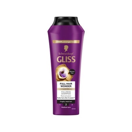 Gliss Regenerating Shampoo Full Hair Wonder 250 Ml