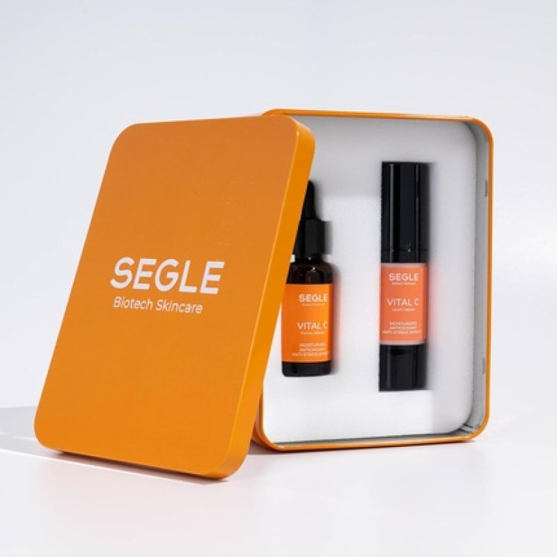 Segle Vital C Hydrant Serum and Vital C Cream Gift Vitamin C Moisturizing and Luminous Clears Stains and Antioxidants