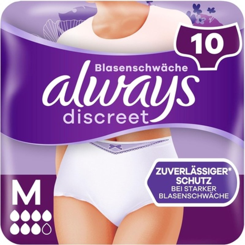 always discreet Inkontinenz-Höschen Pants Plus, Größe: M
