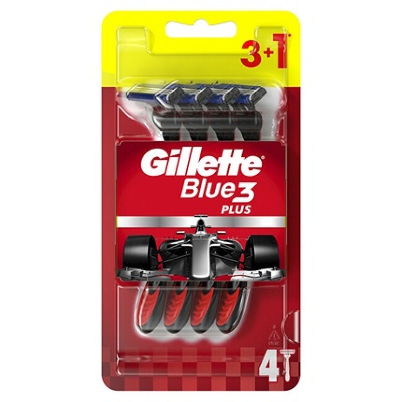 Gillette Blue3 Plus Disposable Razors 3 1 Pieces By Gillette