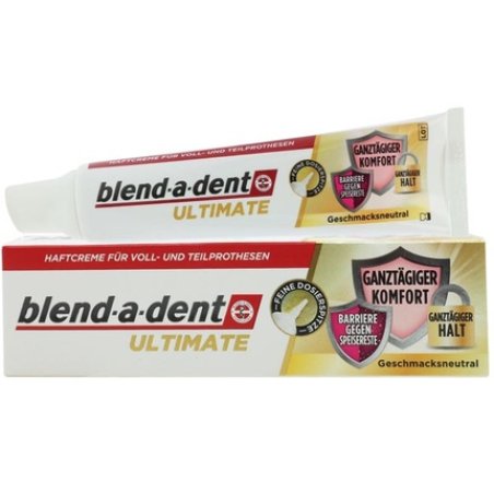 Blend-A-Dent Ultimatr Dental Adhesive Cream 40g Neutral Flavour